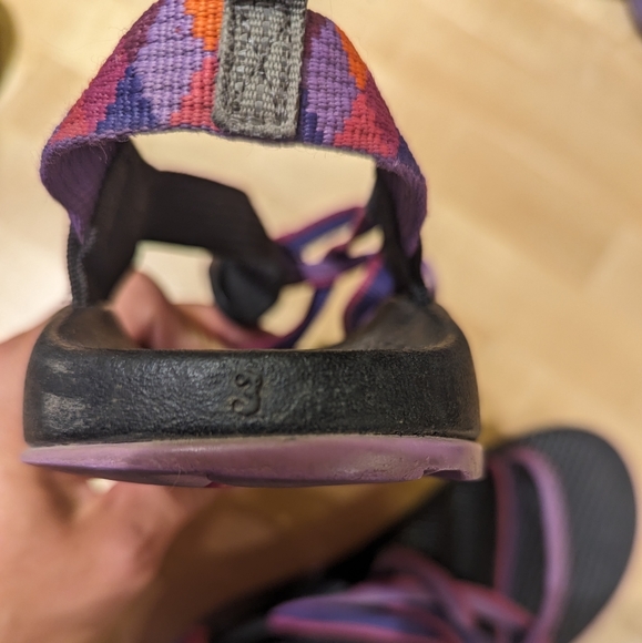 Chacos Kid’s Size 3 Pink/Purple - Picture 3 of 4